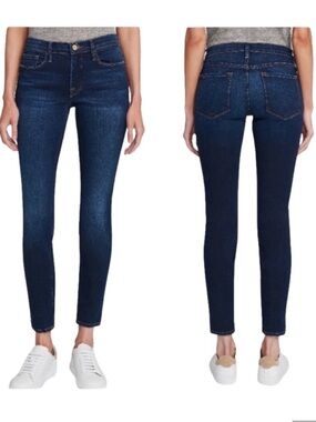 FRAME DENIM Le Skinny de Jeanne Wellington Jeans Mid-Rise Style# LSJ132 Size 28